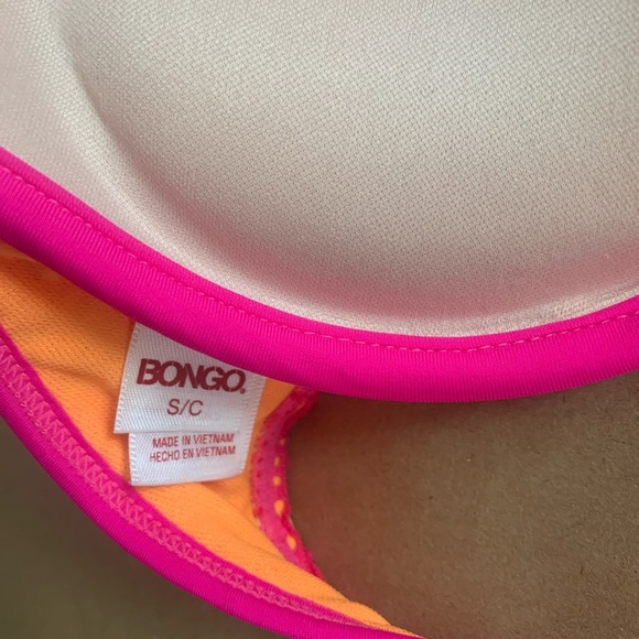 🇺🇸 Pink & Orange Bikini Top - Picture 4 of 4